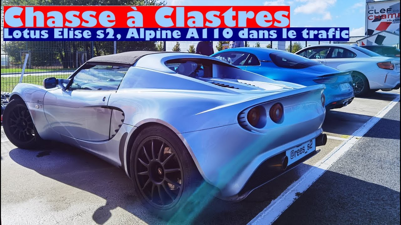 ⚔️Nice run 💨 Lotus Elise s2 / Alpine A110 pure  with traffic