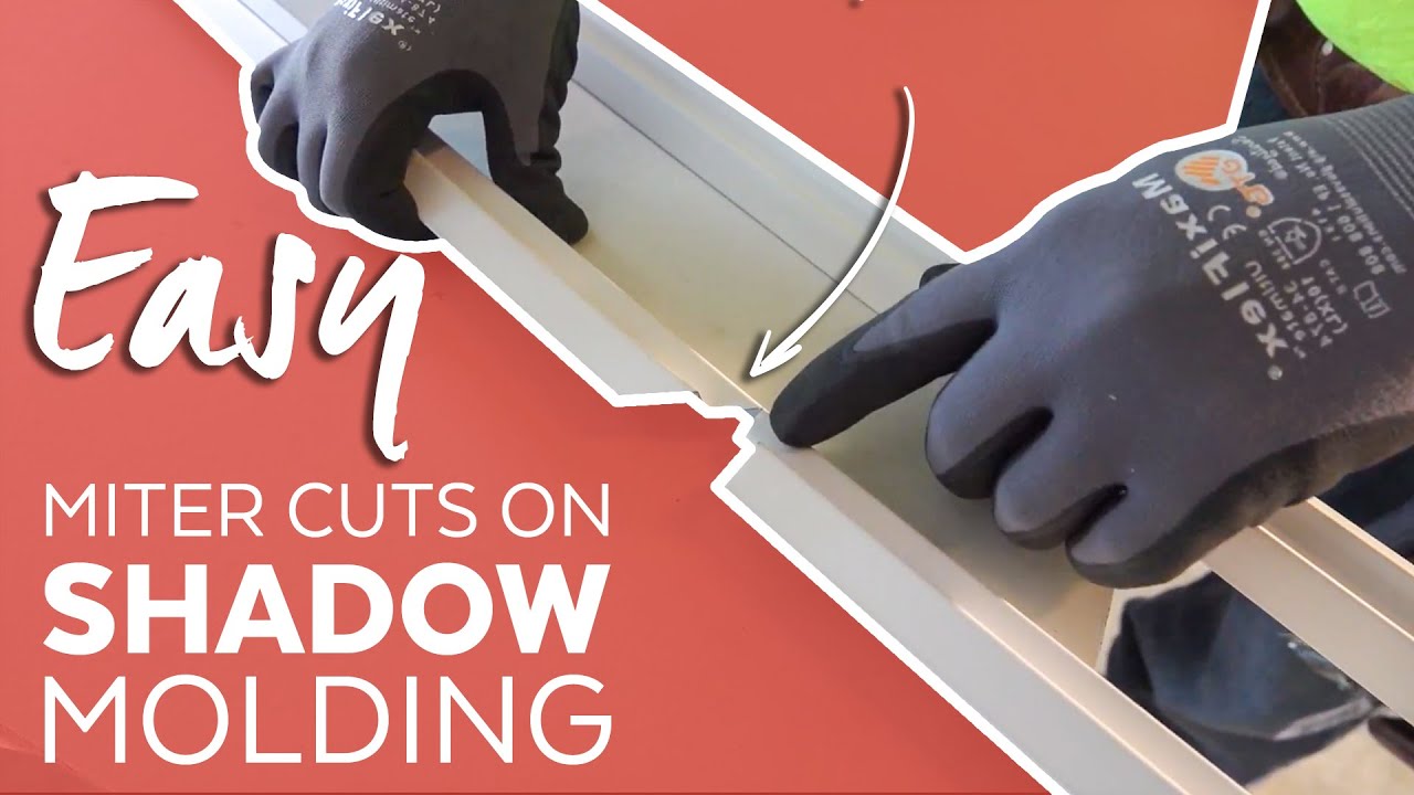 Простая резка под углом на теневых молдингах | Armstrong Ceiling Solutions
