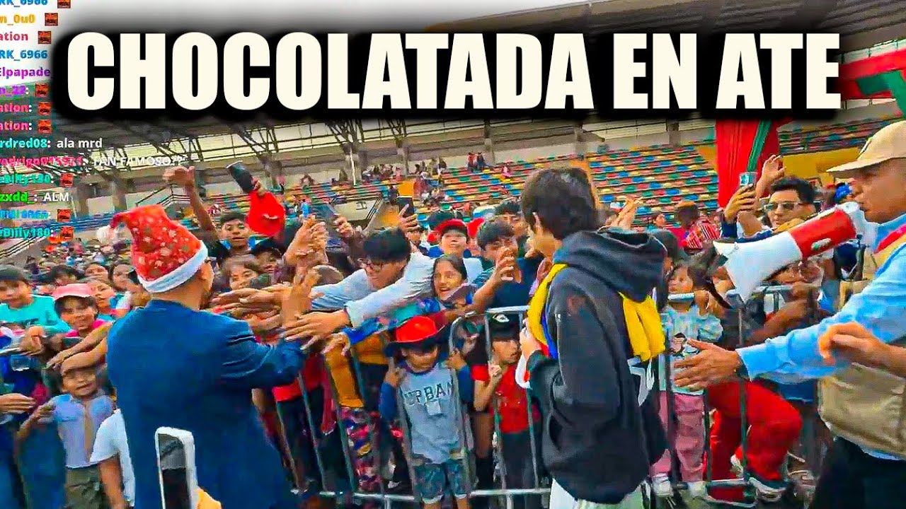SACHA en una CHOCOLATADA en ATE