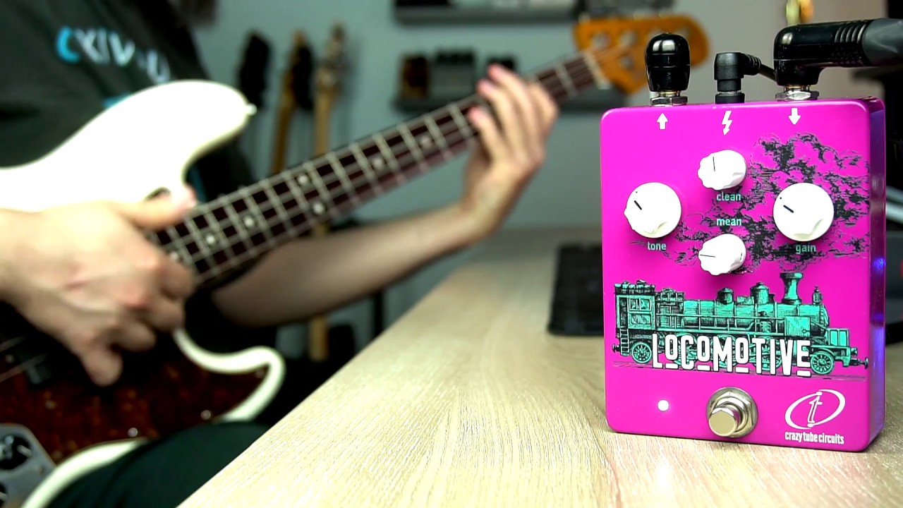 Crazy Tube Circuits Locomotive - Tube Bass Overdrive Demo