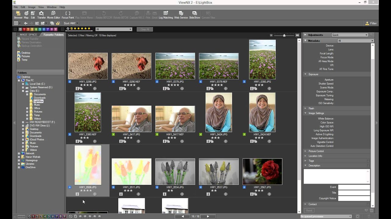 Tutorial on Nikon D750 RAW Editing and Post-Processing using ViewNX 2 and Capture NX-D