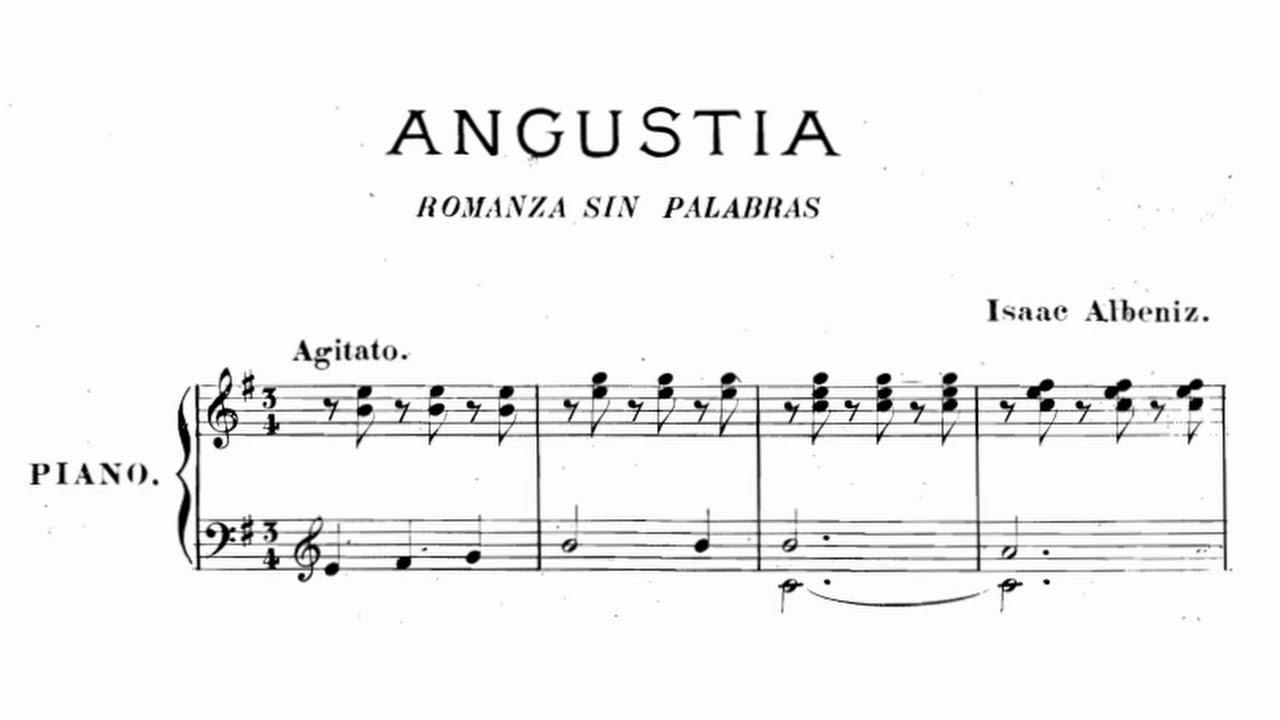 Albeniz, Angustia (1886)