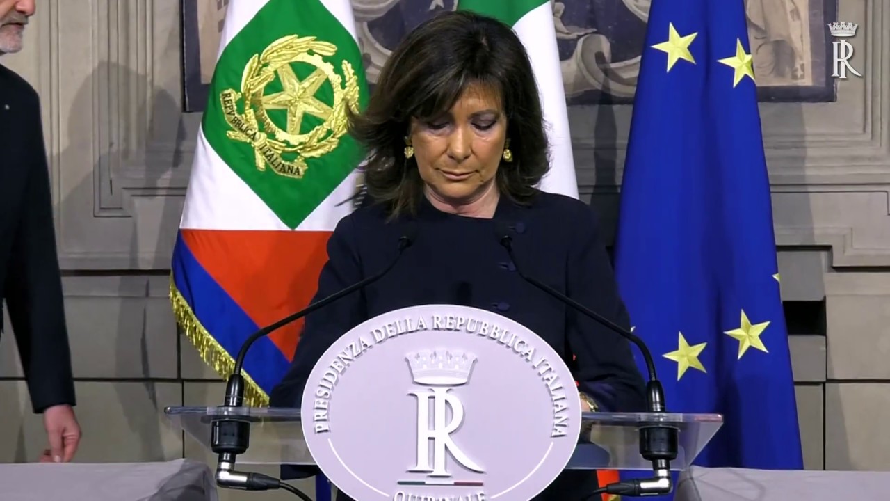 Dichiarazione del Presidente del Senato, Maria Elisabetta Alberti Casellati