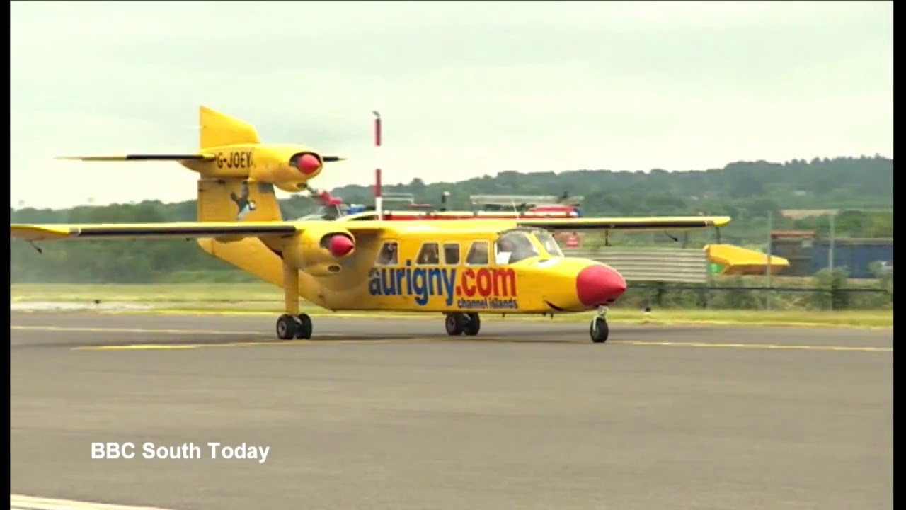 Captain Dave Rice on G-Joey's last flight