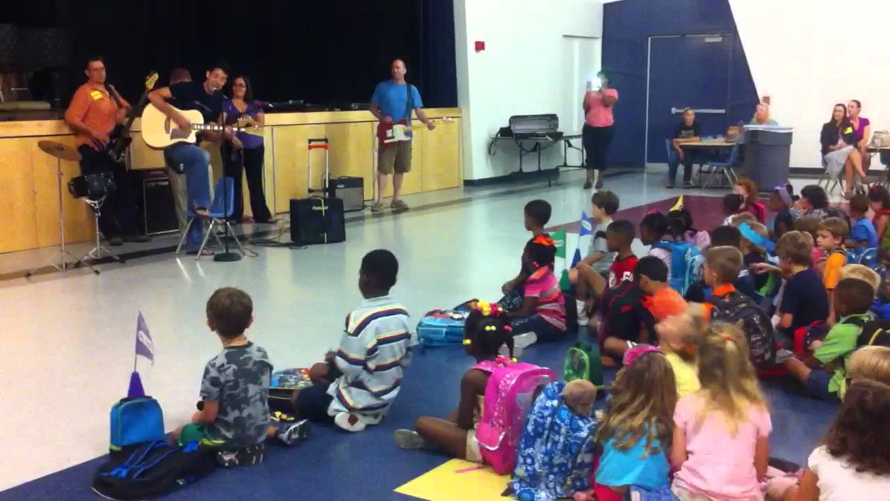 Lusher morning meeting with Imagination Mover Rich
