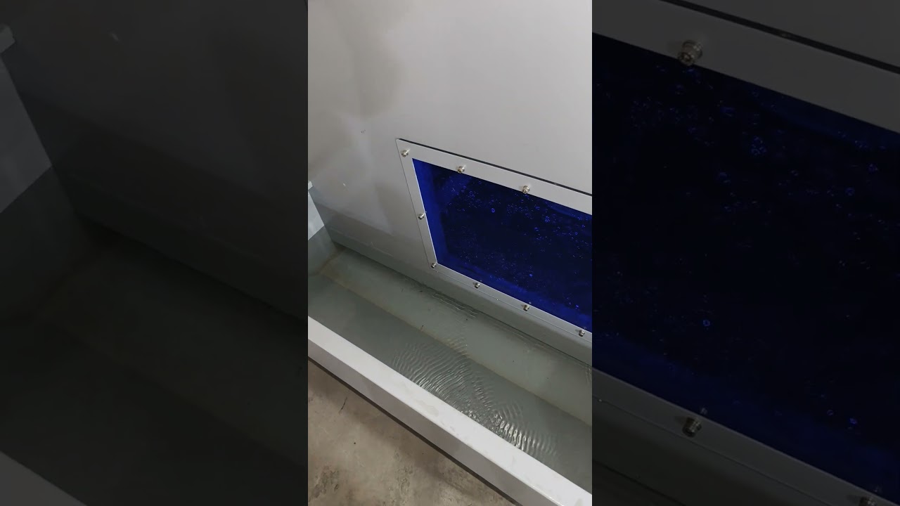 JM Wet Dust Collector Demo — No-Pump Water-Film Filtration for Deburring Lines