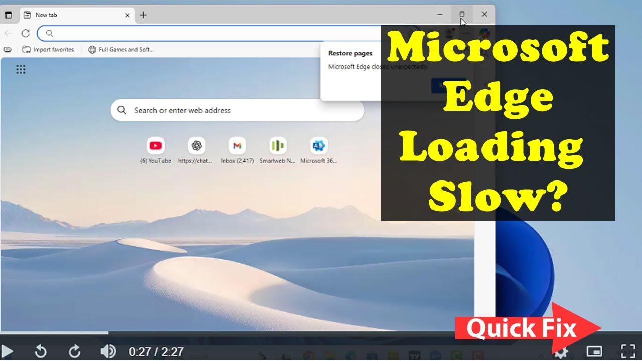 How To Make Microsoft Edge Load Faster &ndash; Quick  Fix