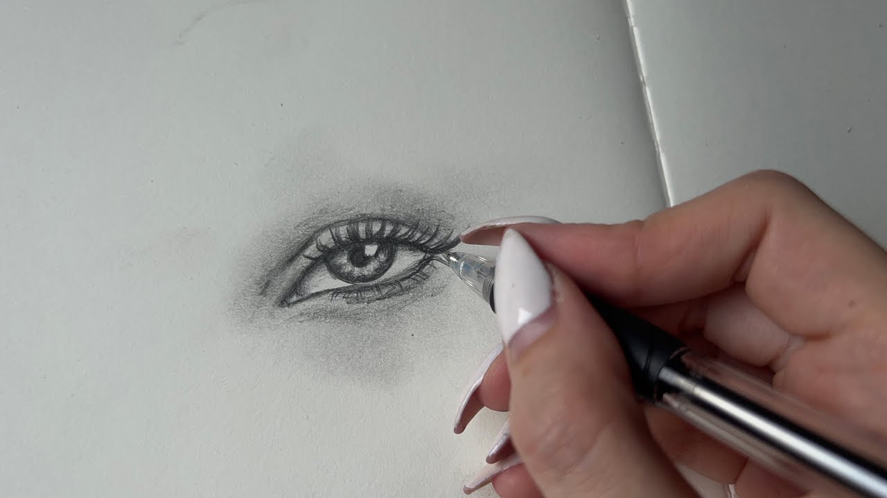 Как да нарисувате око /супер лесно ✍🏻