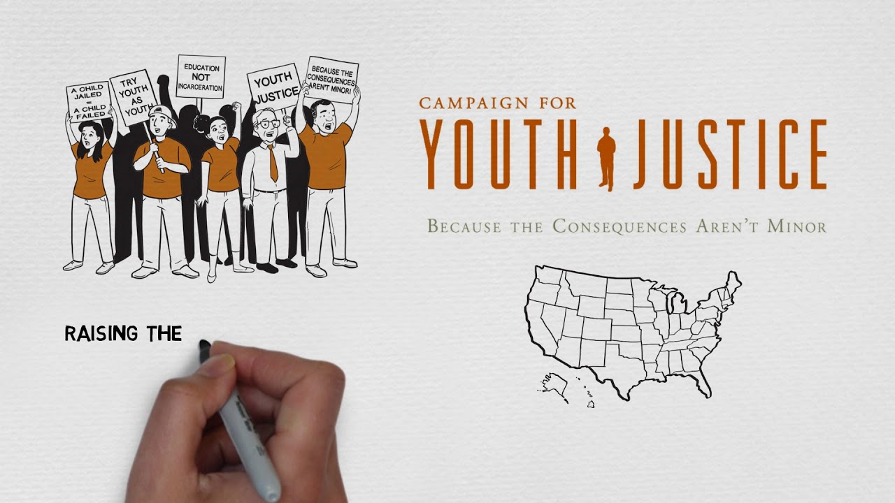 Updated CFYJ WhiteBoard Video - Youth Justice Action Month 2018