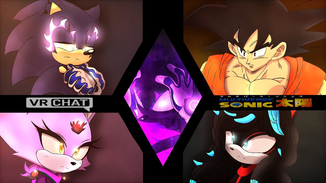 Multiverse Sonic, Goku, and Reya Visit Blaze [VRChat]