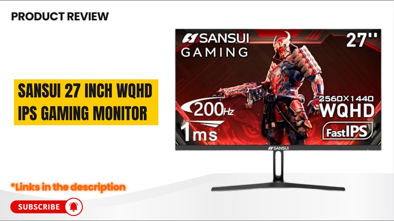 Обзор игрового монитора SANSUI 27