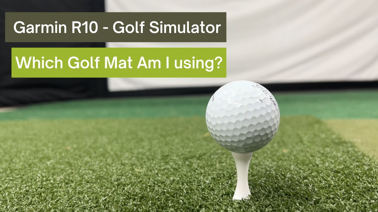 Which Golf Mat to use with the Garmin Approach R10?