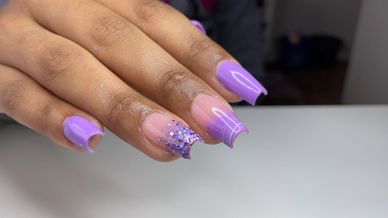 PASSO A PASSO POSTIÇA REALISTA ESMALTAÇÃO EM GEL SIMPLES 💜✨