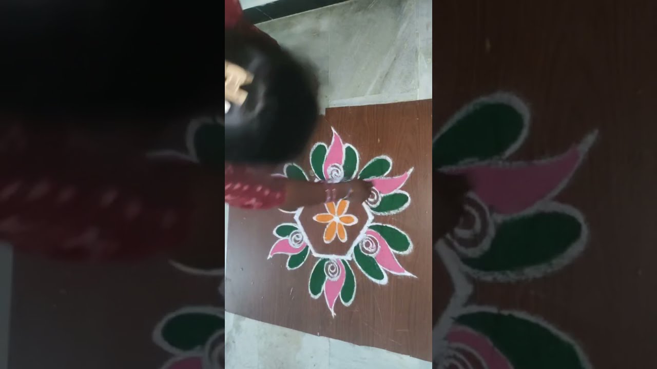 Live Kolam | Simple Design | 