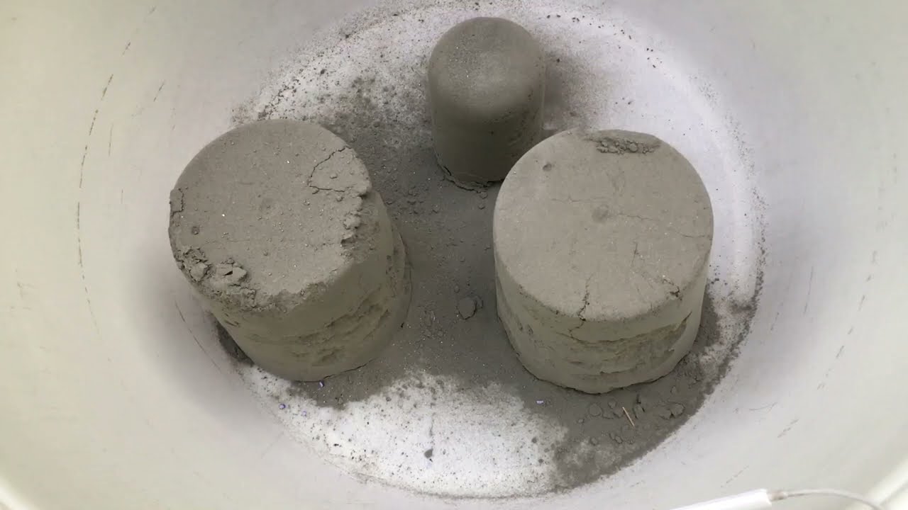 Pure cement buckets crumbling | pure cement asmr | super satisfying | please SUBSCRIBE | Asmrmentry.