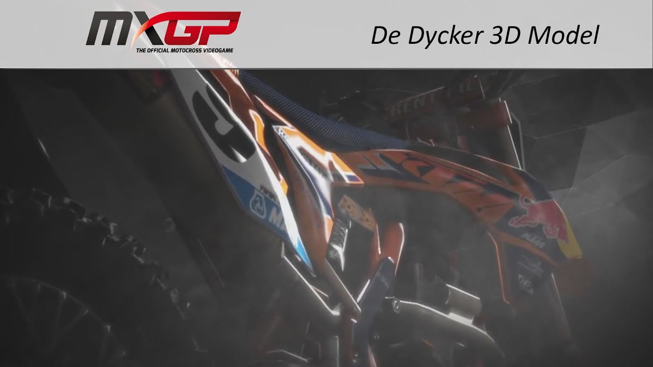 MXGP - The Official Videogame | De Dycker 3D Model | PQube Games