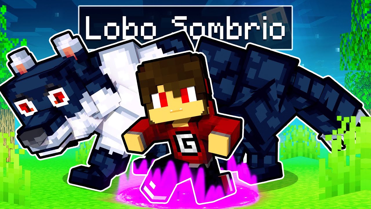 Virei um LOBISOMEM SOMBRIO no Minecraft
