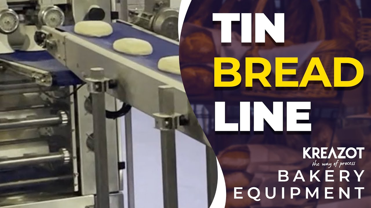 TIN BREAD LINE, BREAD MACHINEs, Industrial Bakery Equipment, Toast Bread