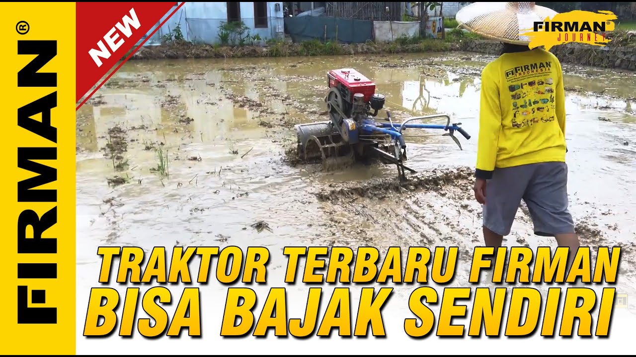 MESIN BAJAK YANG BEKERJA 2 KALI LEBIH CEPAT DARI TRAKTOR BIASA | FIRMAN Journey Edisi FTL1000PDE
