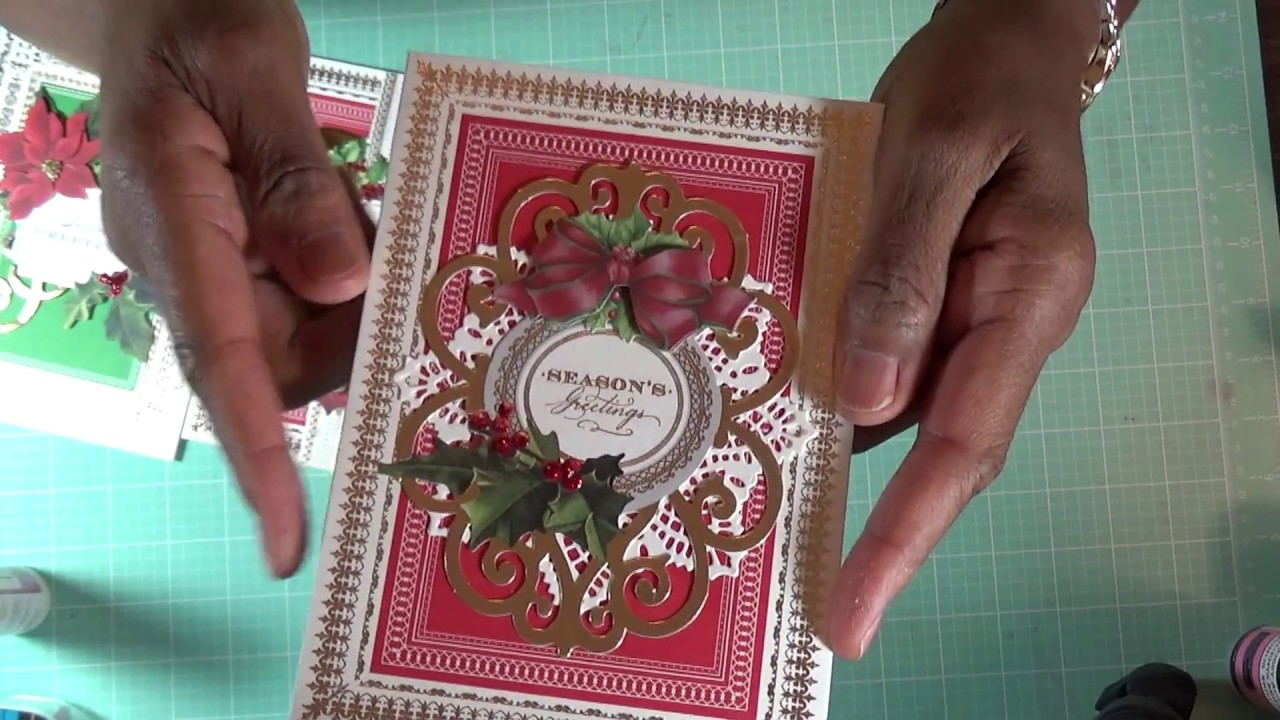 Anna Griffin Christmas Card Kit..I call my semi-homemade cards