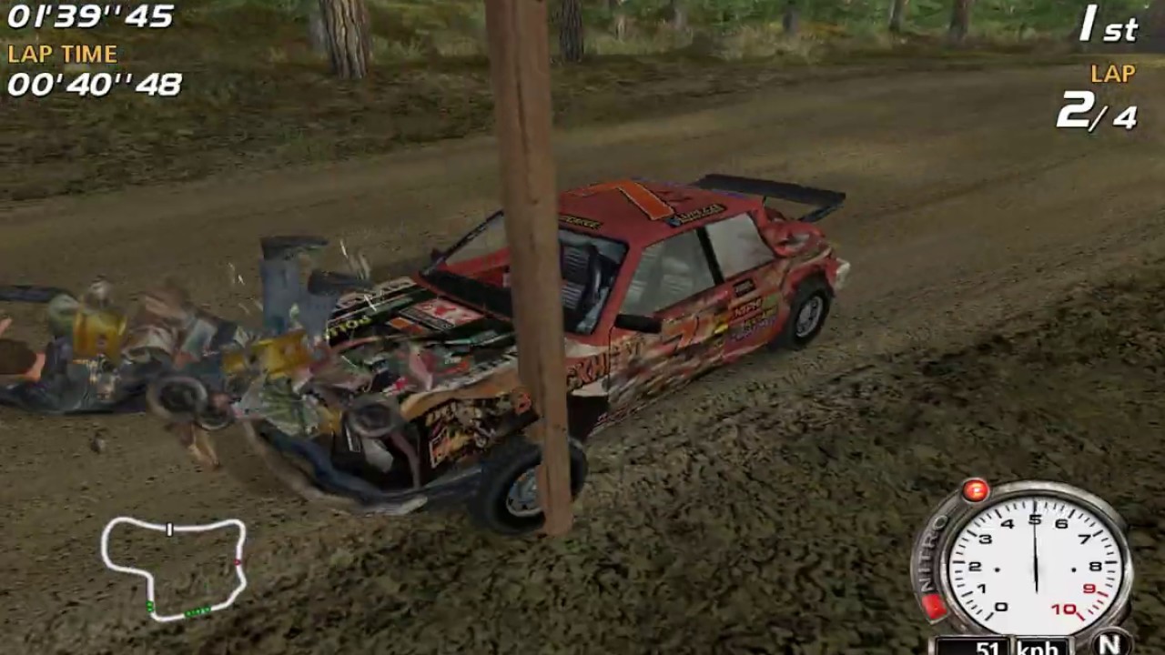 FlatOut 2004 года шедевр на века!!!