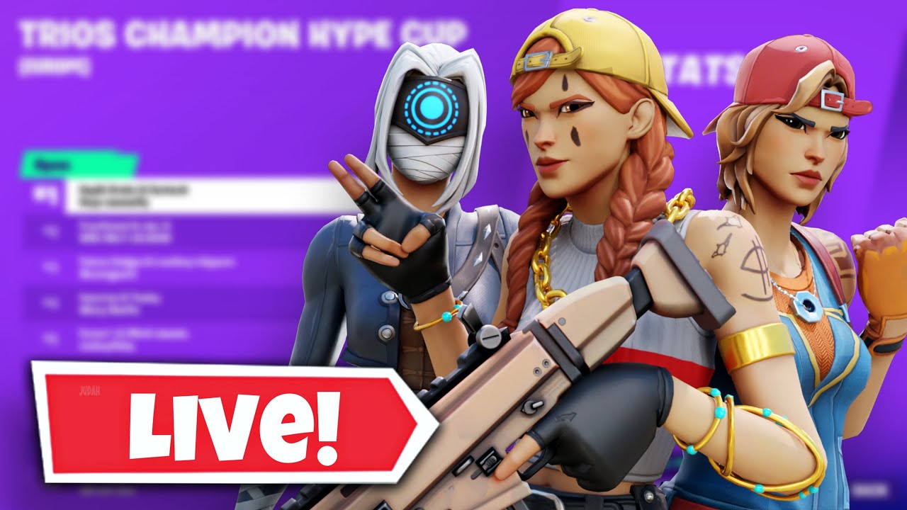 Live | Fortnite Trio Hype Cup | EU Champions Tournament (Fortnite Chapter 3 LIVE)