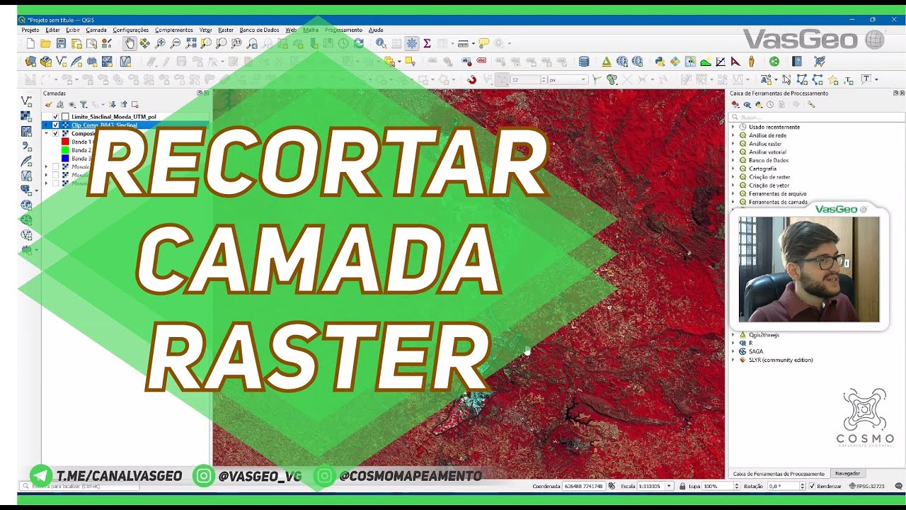 Recortar Raster no QGIS | Tutorial