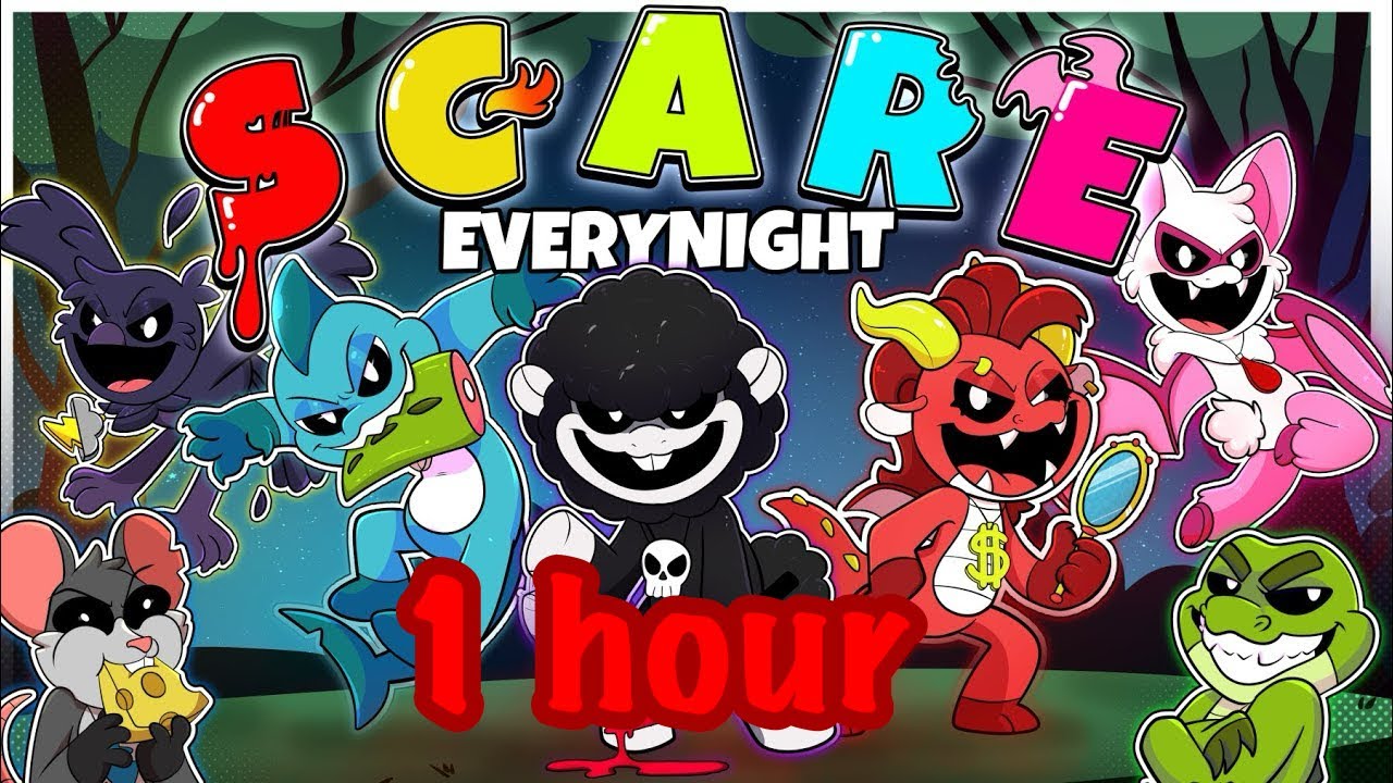 Scare Everynight - 1 hour || Original song & video by: @CougarMacDowall ||