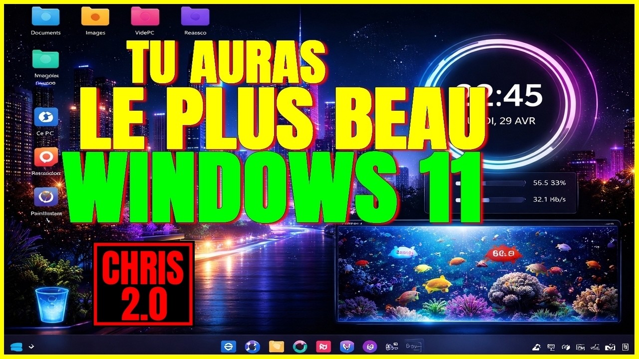 35 minutes suffisent pour MÉTAMORPHOSER Windows 11 la Personnalisation ULTIME pour 2026