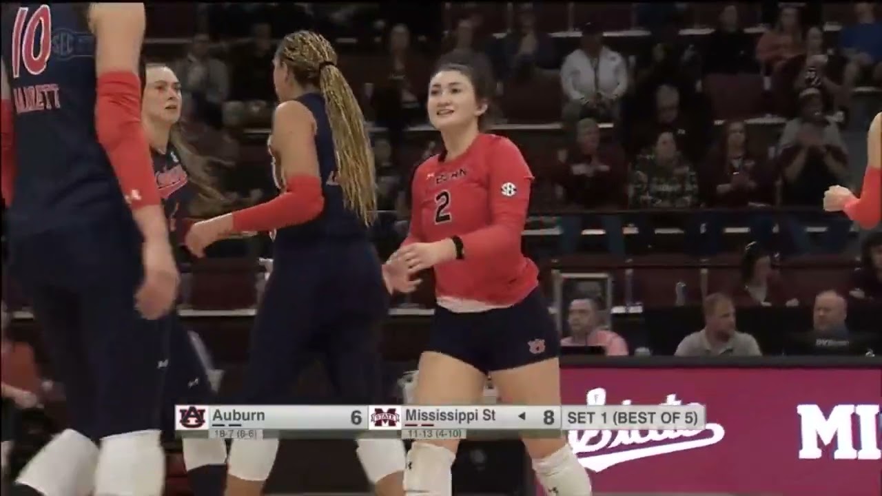 Auburn vs. Mississippi State | NCAA Women Volleyball Nov 15,2023