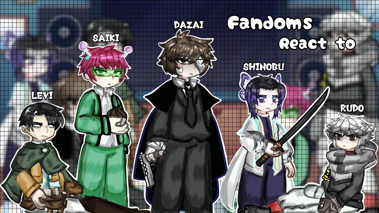 Fandoms react to each other | Introduction | Русский язык | gacha reaction | Part 0/5 | 2X speed |