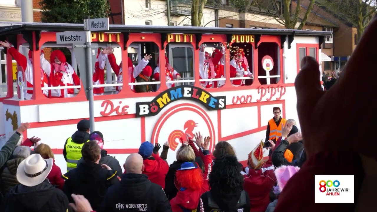 Rosenmontagsumzug Teil 4: Ahlener Sportgemeinschaft, P&uuml;tt Pott Ploug