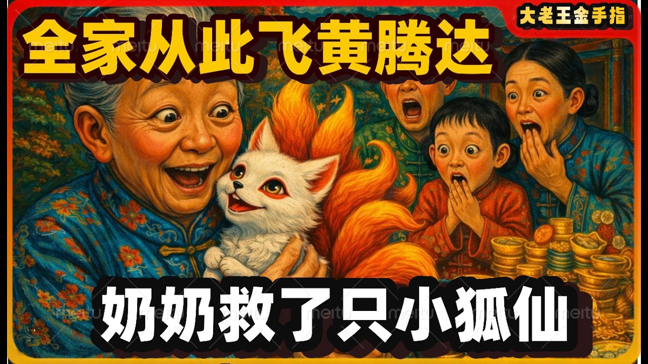 【老王来了｜狐仙】奶奶救了只小狐仙，全家从此飞黄腾达，但“报恩”方式却让全家头皮发麻！