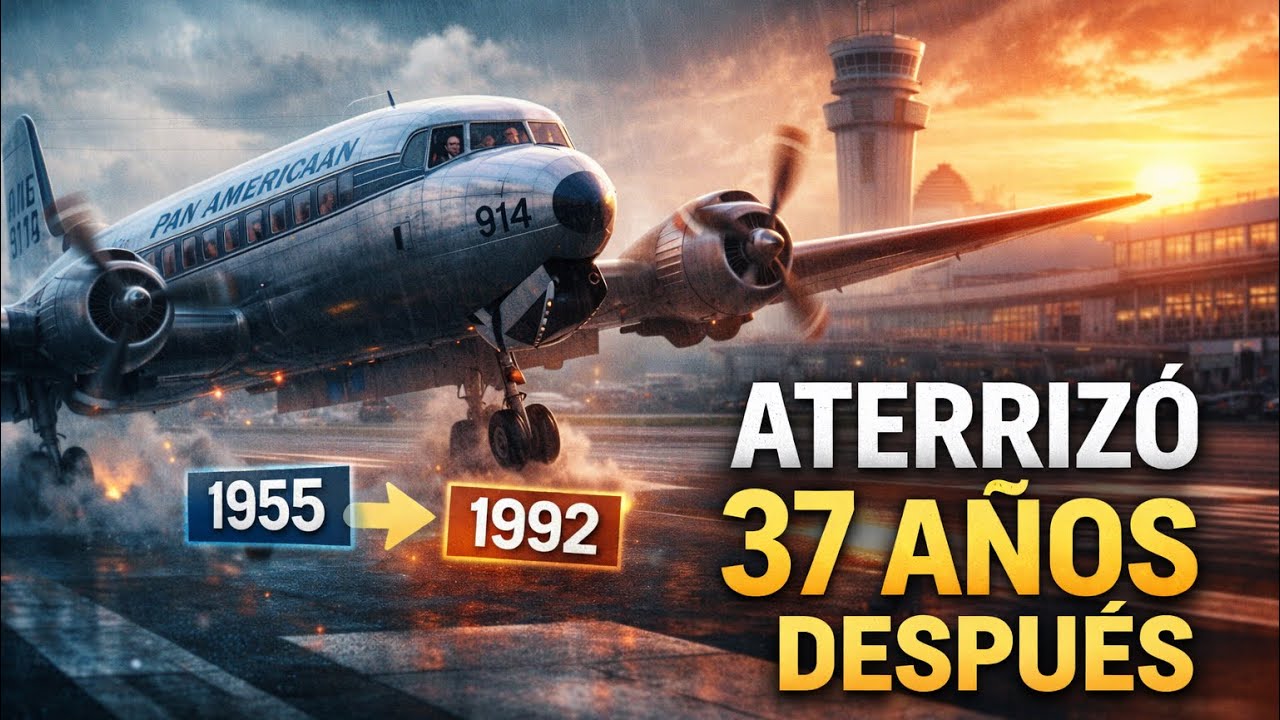 El avión que desapareció en 1955… y aterrizó 37 años después