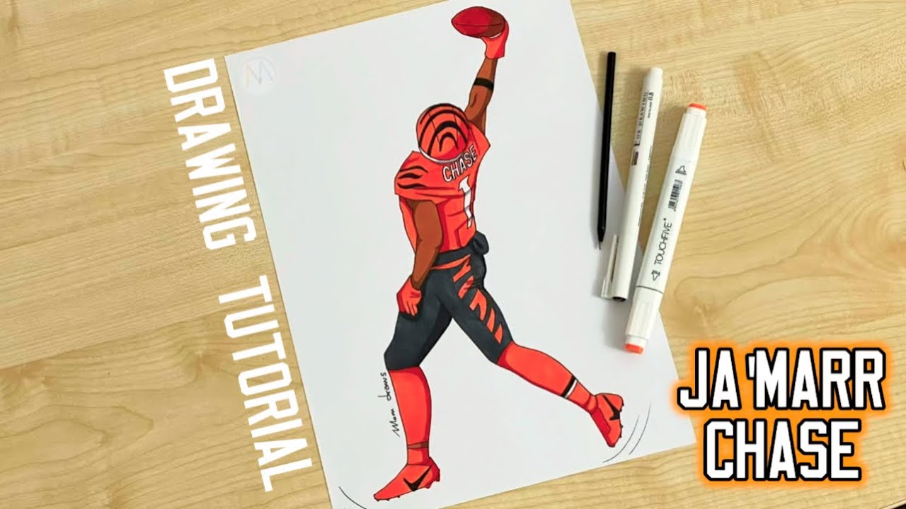 How to draw Ja'Marr Chase one-handed catch