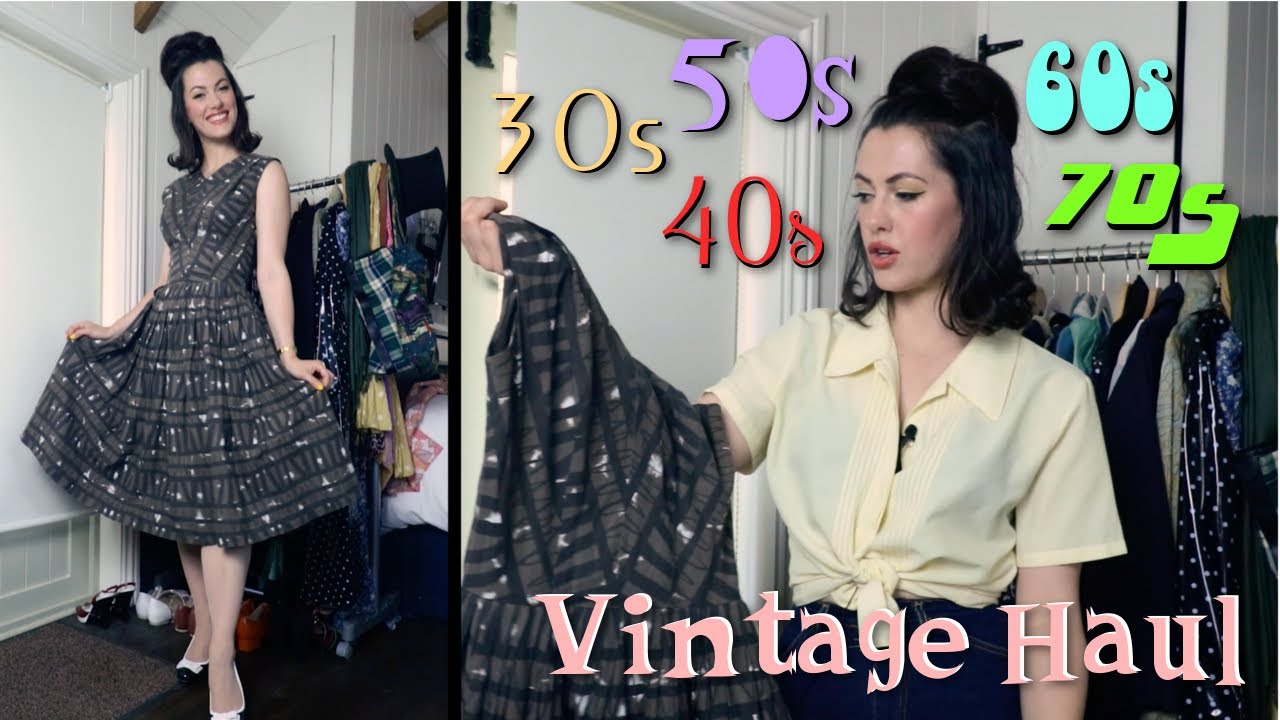 Vintage Haul Try On + Shop Stock!⎢VINTAGE TIPS & TRICKS