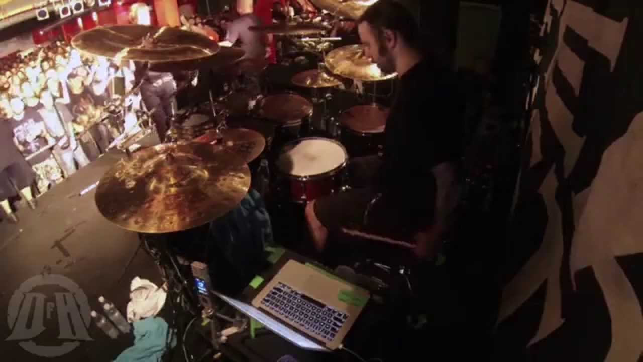 FEAR FACTORY@Protomech-Mike Heller-live in Ostrava 2015 (Drum Cam)