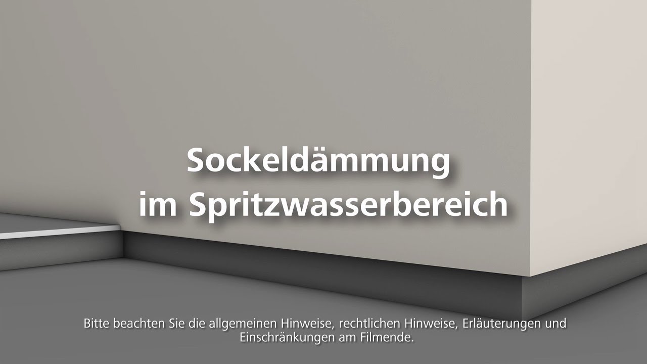 Sockeldämmung - Wärmedämmung- / WDVS- / Fassadendämmung-Verarbeitung