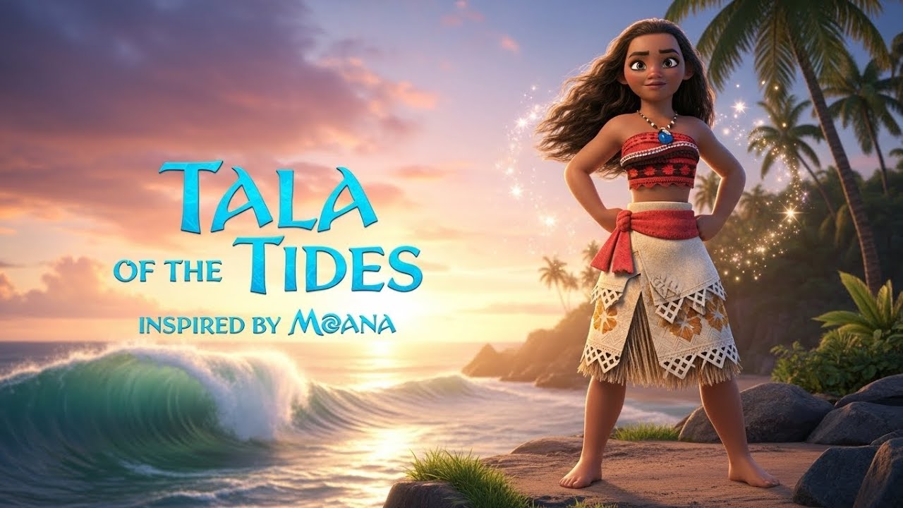 “Tala of the Tides” – An Ocean Adventure Inspired by Moana (Original Story)