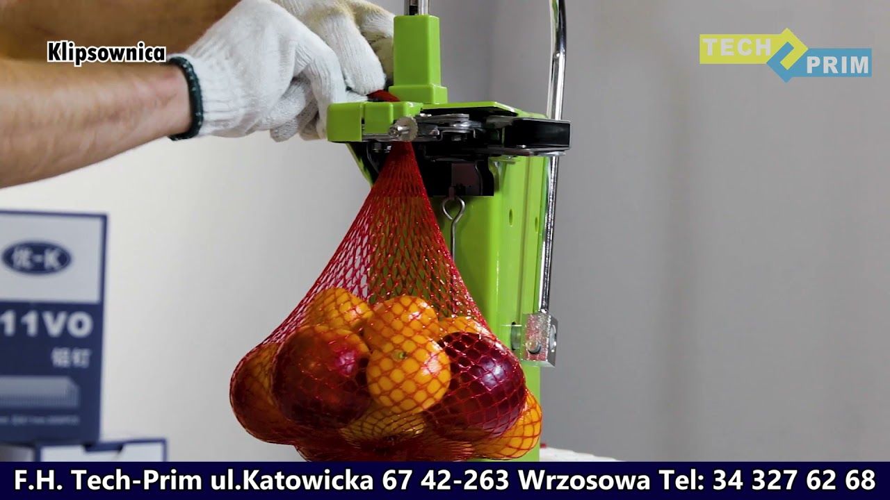 Klipsownica do osłonek, do wędlin na metalowe klipsy/Clipper for casings, for sausages
