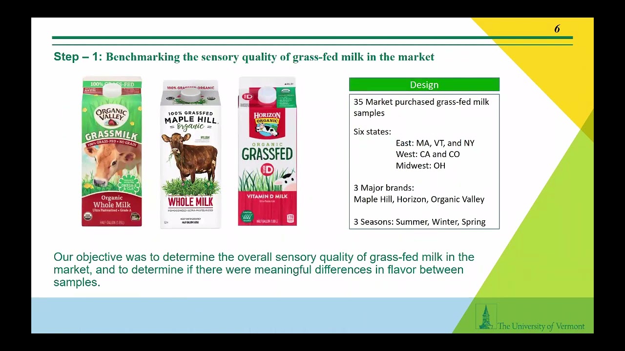 Grass-fed Dairy from Farm to Glass: Understanding the Aroma and Taste of Grass-fed Milk