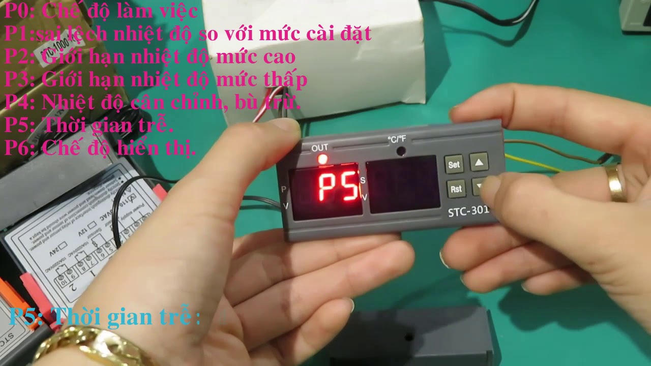 STC-3018 12Vdc Temperature Control Switch ( hướng dẫn sử dụng).