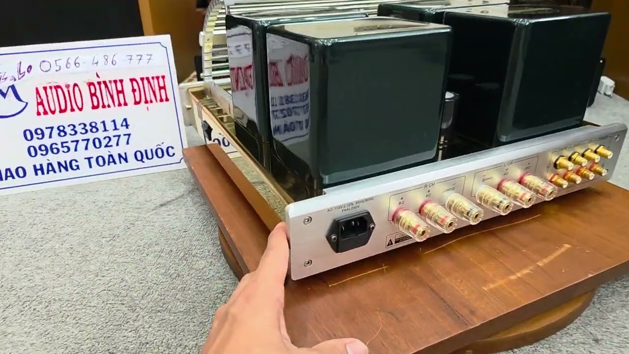 Siêu Đèn Khủng Cayin MC 100B Gold  Limited . Siêu Mới và Đẹp