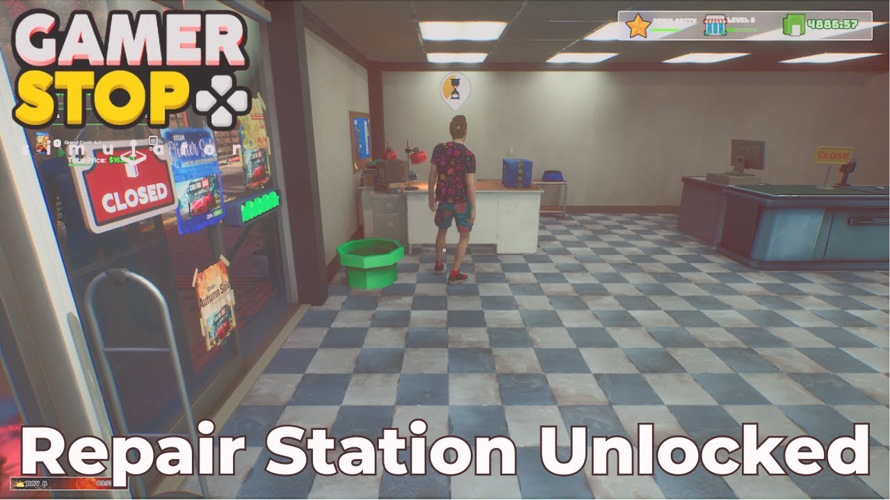 Gamer Stop Simulator Early Access| Store Expansion, New Staff & Repair Station