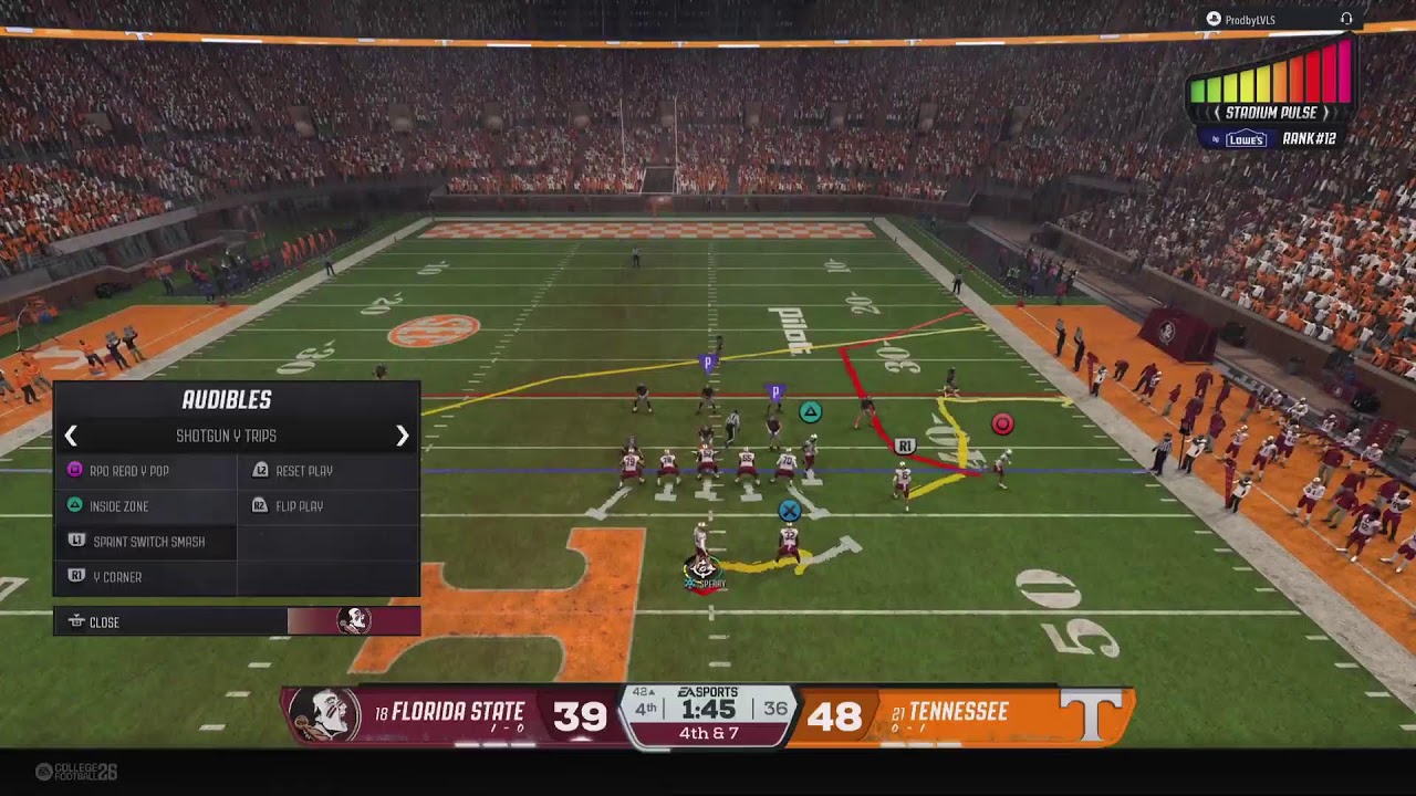 Florida St vs Tennessee