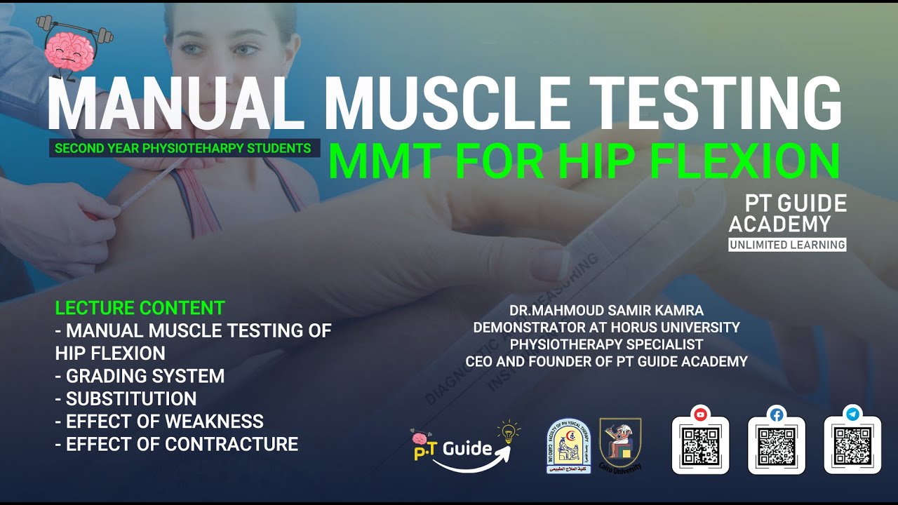 Muscle test - manual muscle test of hip flexion
