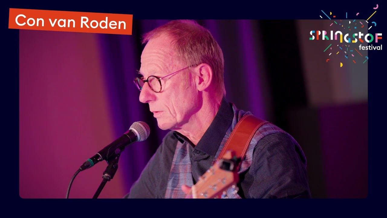 Con van Roden tijdens Springstof Festival 2025