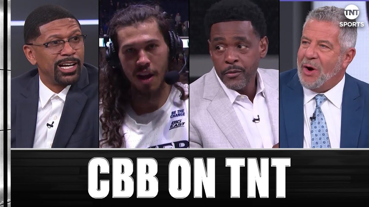 Xavier vs Cincinnati was CINEMA 🔥 Tre Carroll Joined the CBB on TNT Crew After Dropping 30 PTS 🗣️