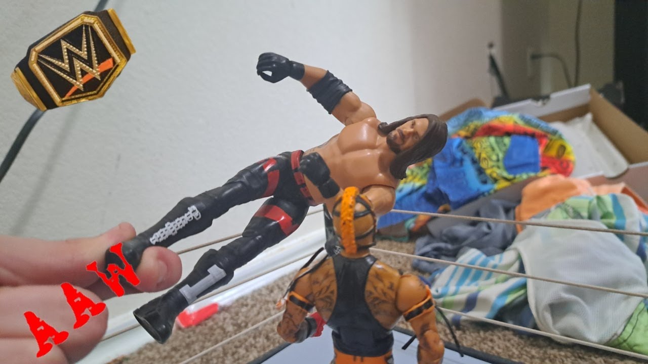 AJ Styles Vs Rey Mysterio - AAW Universal World Championship Match!