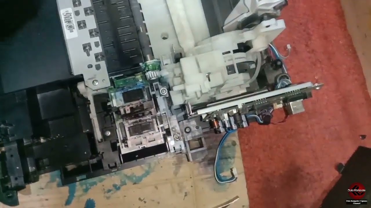 cara bongkar pasang printer canon mp287
